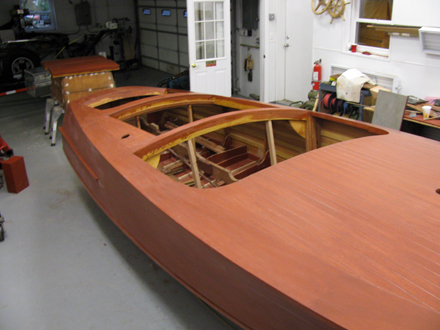 Restoration antique boat - 1950 Chris Craft Runabout