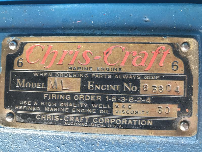 1954 Chris Craft U22 Sportsman