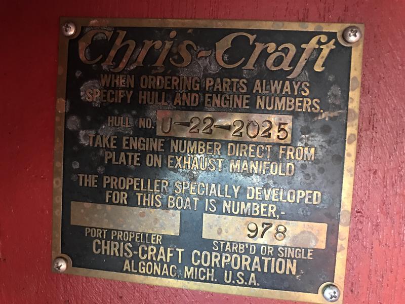 1954 Chris Craft U22 Sportsman
